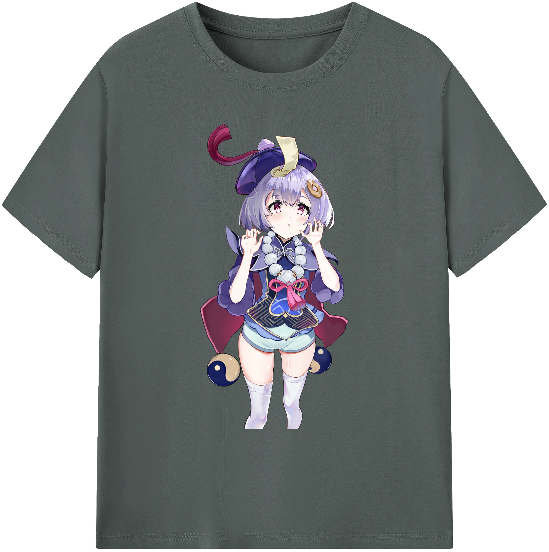 げんし神 七七 なな  genshin Nana 綿100％ メンズ半袖Tシャツ｜肌触りやわらか＆通気性